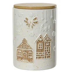 Decoris Kerstdecoratie<Opbergpot ginger 3D 16 cm