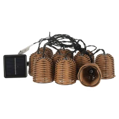 O'malley Buitenverlichting|Buitenverlichting<Partylight solar 10LED Warm Wit