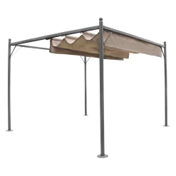 Bois le Duc Overkapping Tuin<Pergola Gatto 3x3M taupe