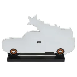 O'malley Kerstdecoratie|Kerstverlichting<Pickup met kerstboom infinity 44 cm