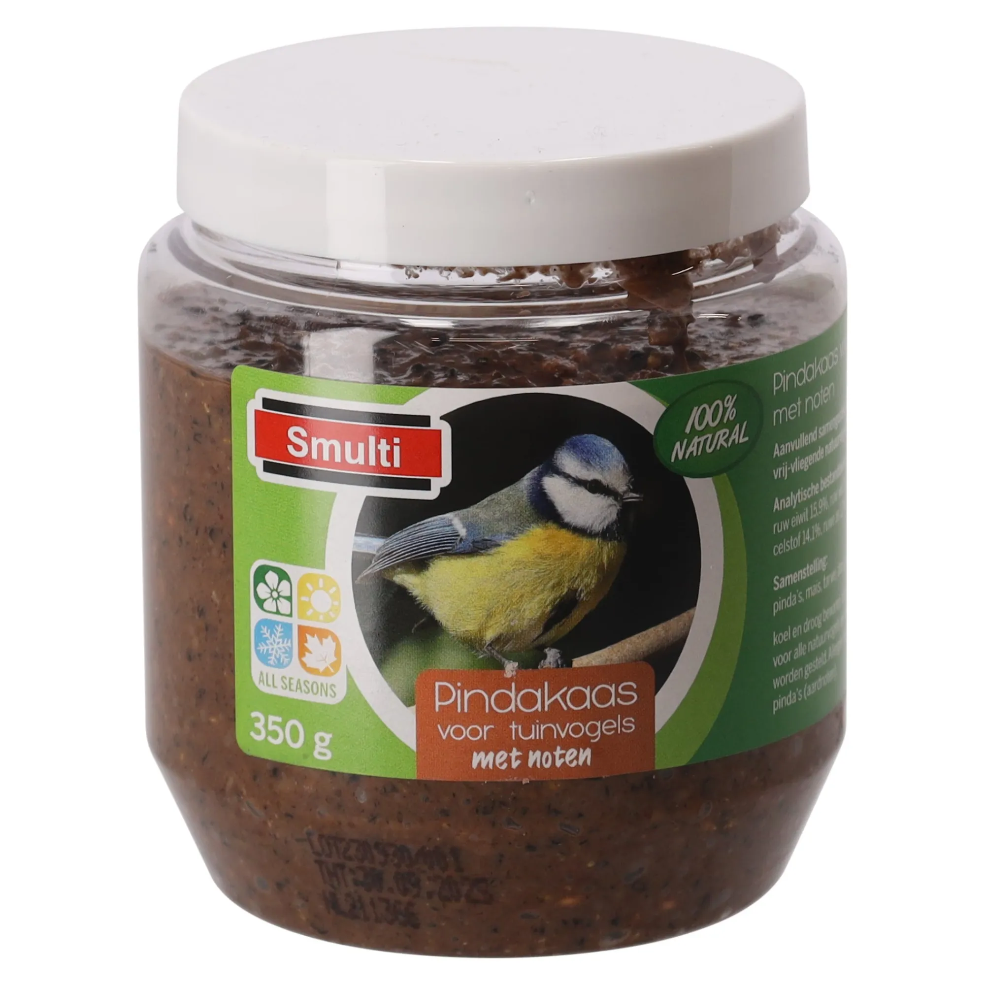 Smulti Vogelsnacks<Pindakaas met noten 350 g