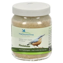 Vogelbescherming Vogelsnacks<Pindakaas vogel + noten + insect 330gr