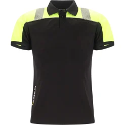 Cratex Werkshirts<Poloshirt H Maurits zwart/geel M