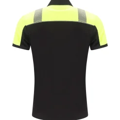 Cratex Werkshirts<Poloshirt H Maurits zwart/geel M