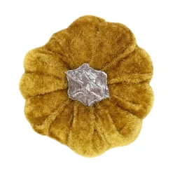 O'malley Woondecoratie<Pompoen fluweel 6cm