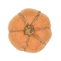 O'malley Woondecoratie<Pompoen vilt orange 13 cm