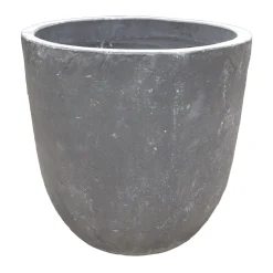 Mega Collections Tuindecoratie<Pot Arizona egg washed grey 25 cm