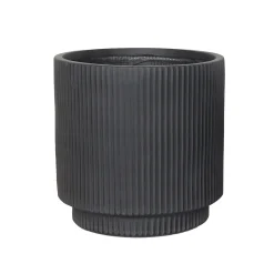O'malley Tuindecoratie<Pot Cardella wash black 24 cm