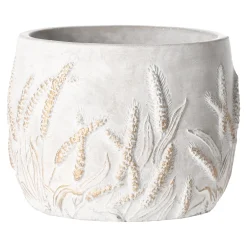 Natural Collections Vazen En Potten<Pot cement goud 14 x 11 cm