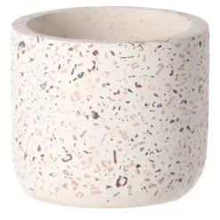 Natural Collections Vazen En Potten<Pot cement wit 12 x 10 cm