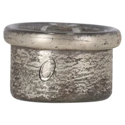 O'malley Vazen En Potten<Pot glas rustiek mat goud 8 x 6 cm