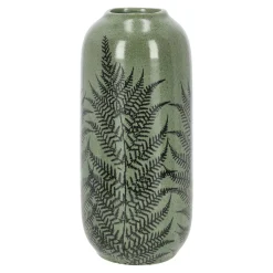 Vazen En Potten<Pot leaves groen 30 cm