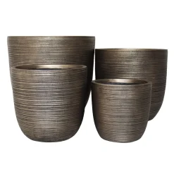 O'malley Tuindecoratie<Pot Marsi goud 28 cm