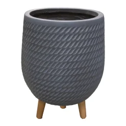 Mica Decorations Tuindecoratie<Pot op standaard Corda grijs