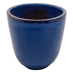 O'malley Tuindecoratie<Pot scafa 22 cm glazed blauw