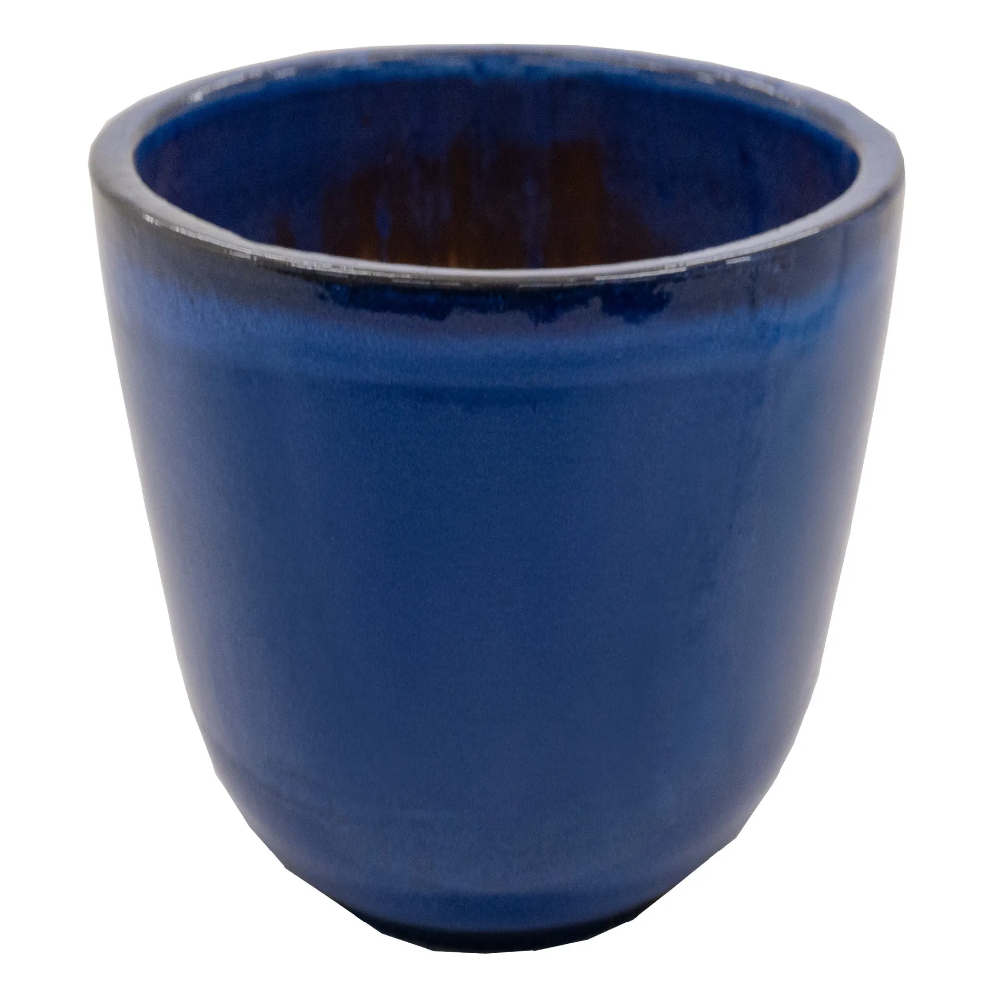 O'malley Tuindecoratie<Pot scafa 22 cm glazed blauw