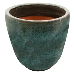 O'malley Tuindecoratie<Pot scafa 22 cm glazed mos groen