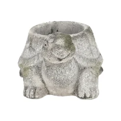 Vazen En Potten<Pot schildpad 15 cm cement