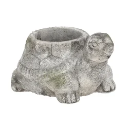 Vazen En Potten<Pot schildpad 15 cm cement