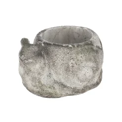 Vazen En Potten<Pot slak 14 cm cement