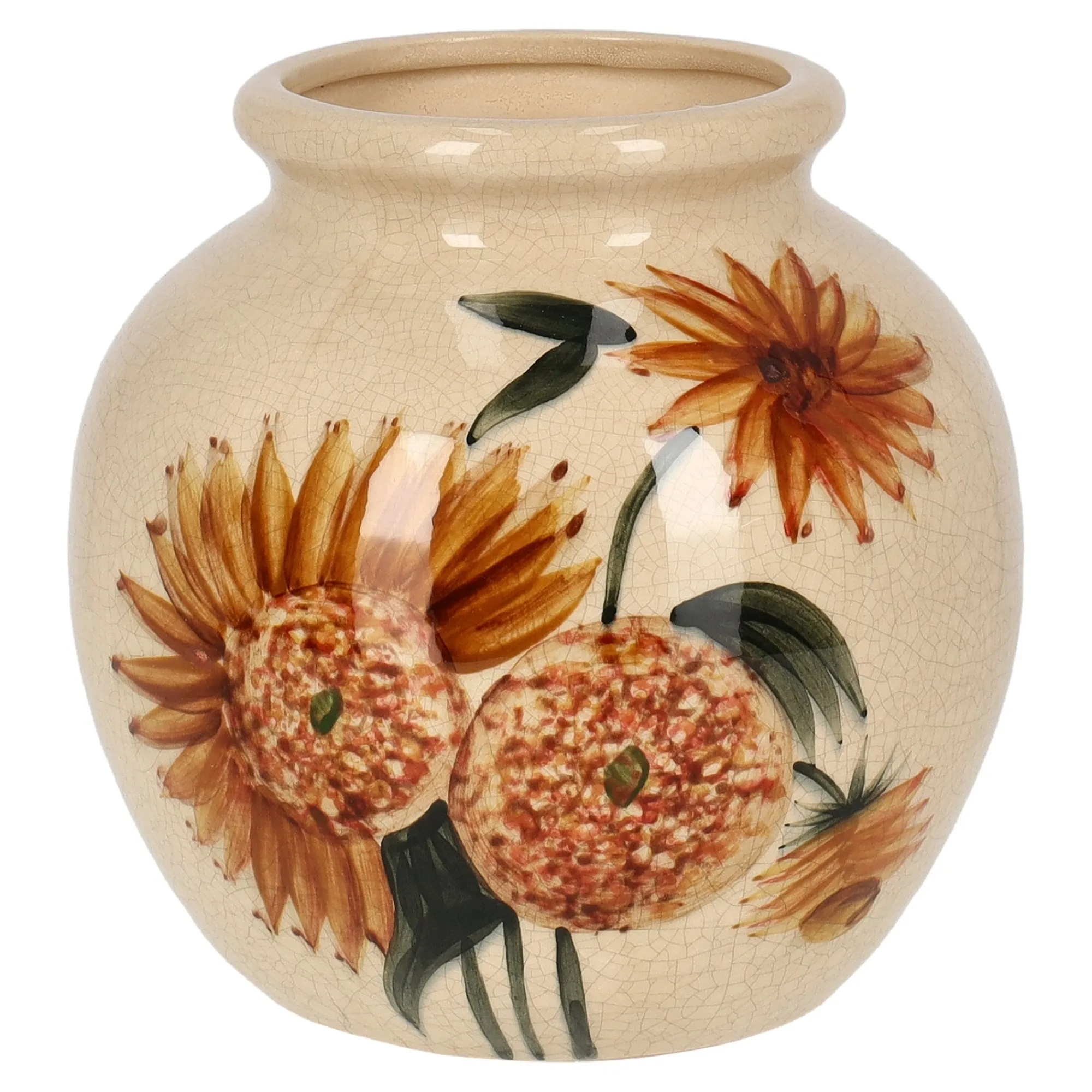 Vazen En Potten<Pot sunflower 18 cm