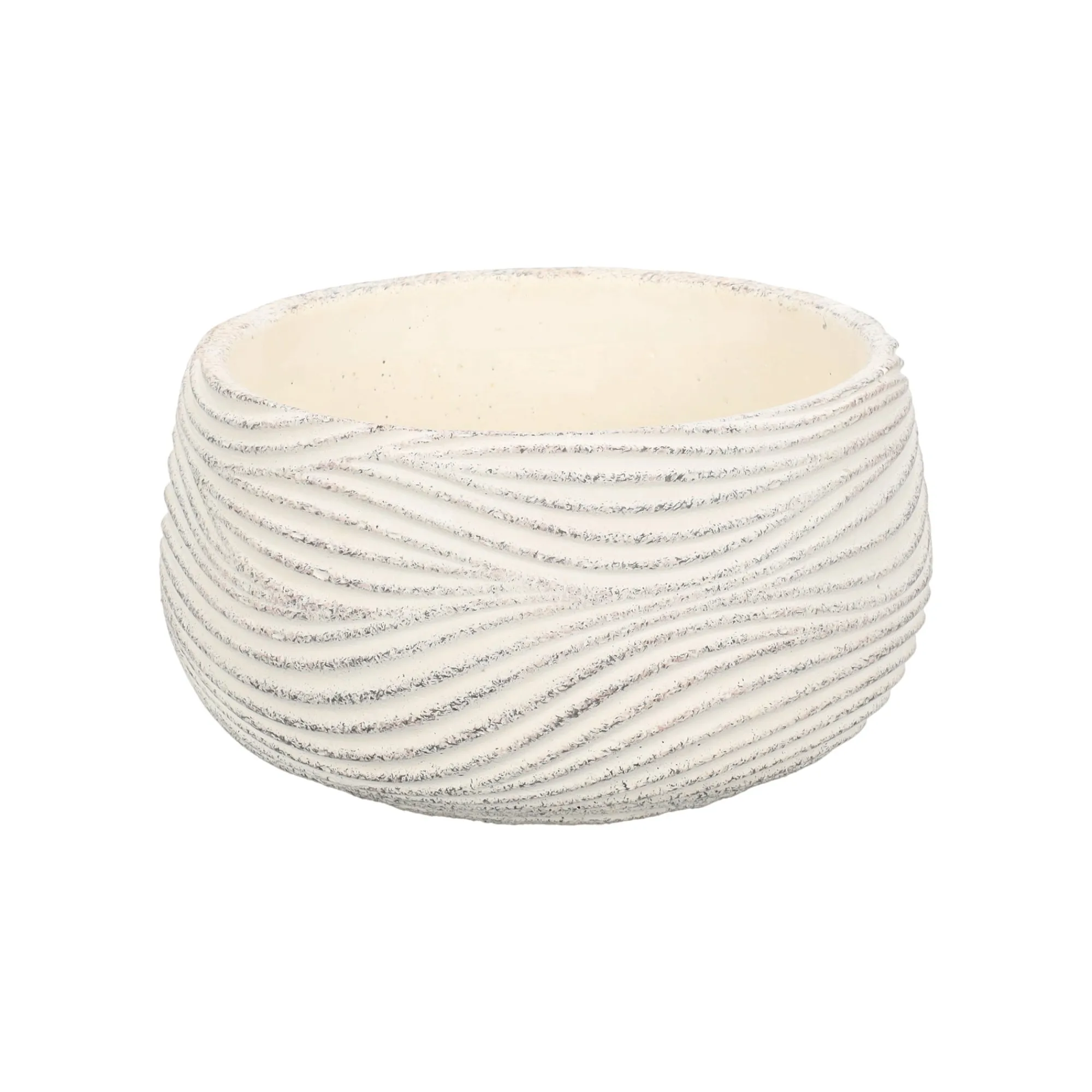 Vazen En Potten<Pot wave 13 x 10 cm cement