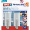 Tesa Bouw<Powerstrips haak L trend chroom