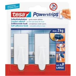 Tesa Bouw<Powerstrips haak L trend wit