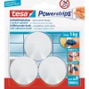 Tesa Bouw<Powerstrips haak S rond wit