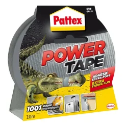 Pattex Bouw<Power tape 10Mx50mm grijs