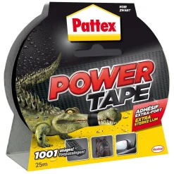 Pattex Bouw<Power tape 25Mx50mm zwart