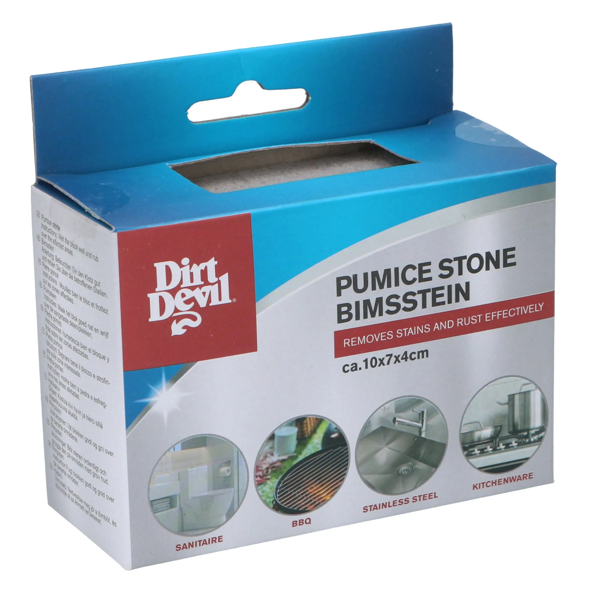 Dirt Devil Schoonmaken<Puimsteen 10x7x4cm
