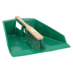 Nevac Schoonmaken<Puinblik + veger groen