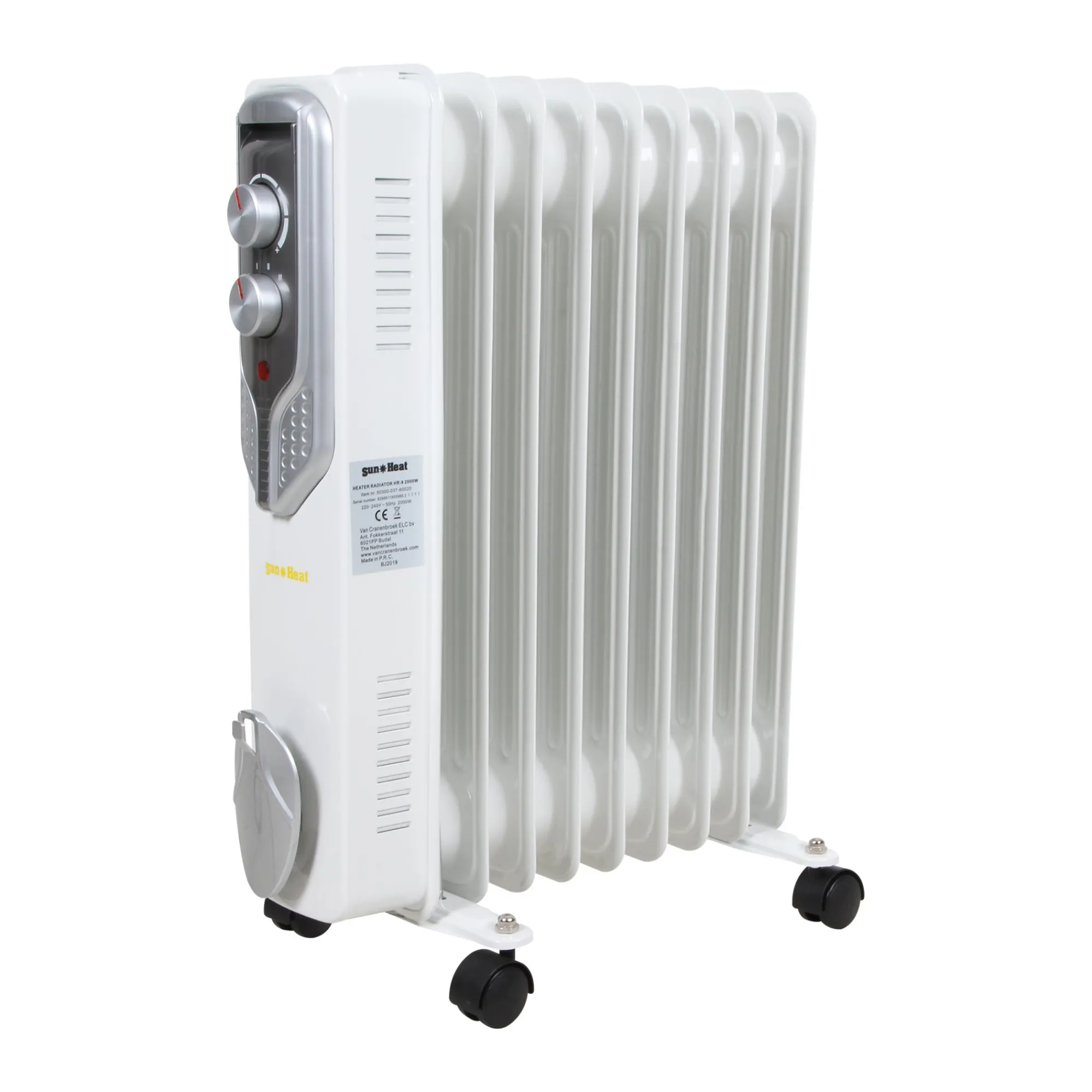 Sun Heat Binnenverwarming<Radiatorheater HR-9 2000W