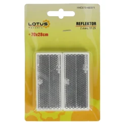 Lotus Autoaccessoires<Reflektor RH 70x28mm wit 2st TP-029