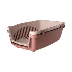 Stefanplast Hondenmand<Reismand dier pro oud roze