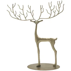 O'malley Kerstdecoratie<Rendier 39cm goud