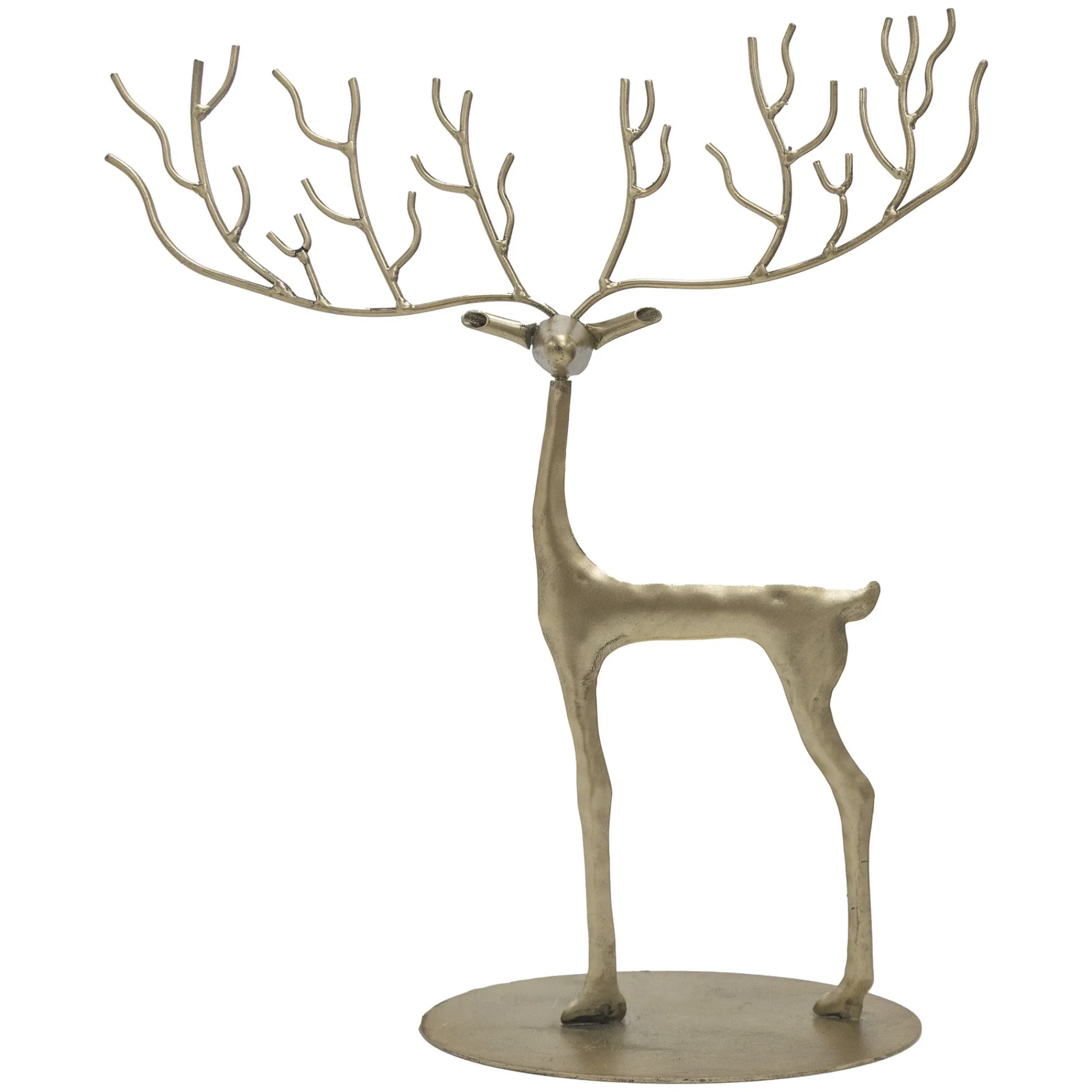 O'malley Kerstdecoratie<Rendier 39cm goud