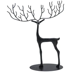O'malley Kerstdecoratie<Rendier 39cm zwart