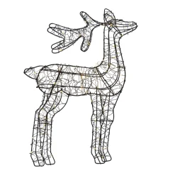 O'malley Kerstdecoratie|Kerstverlichting<Rendierduo 260 LED classic white