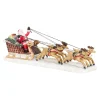 O'malley Kerstdorp<Rendieren met slee
