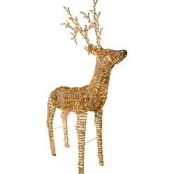O'malley Kerstdecoratie|Kerstverlichting<Rendier 1320 LED classic gold