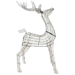 O'malley Kerstdecoratie|Kerstverlichting<Rendier 960 LED classic white