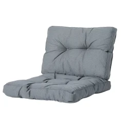 Madison Tuinkussens<Rib grey F293 loungek 60x40 rug