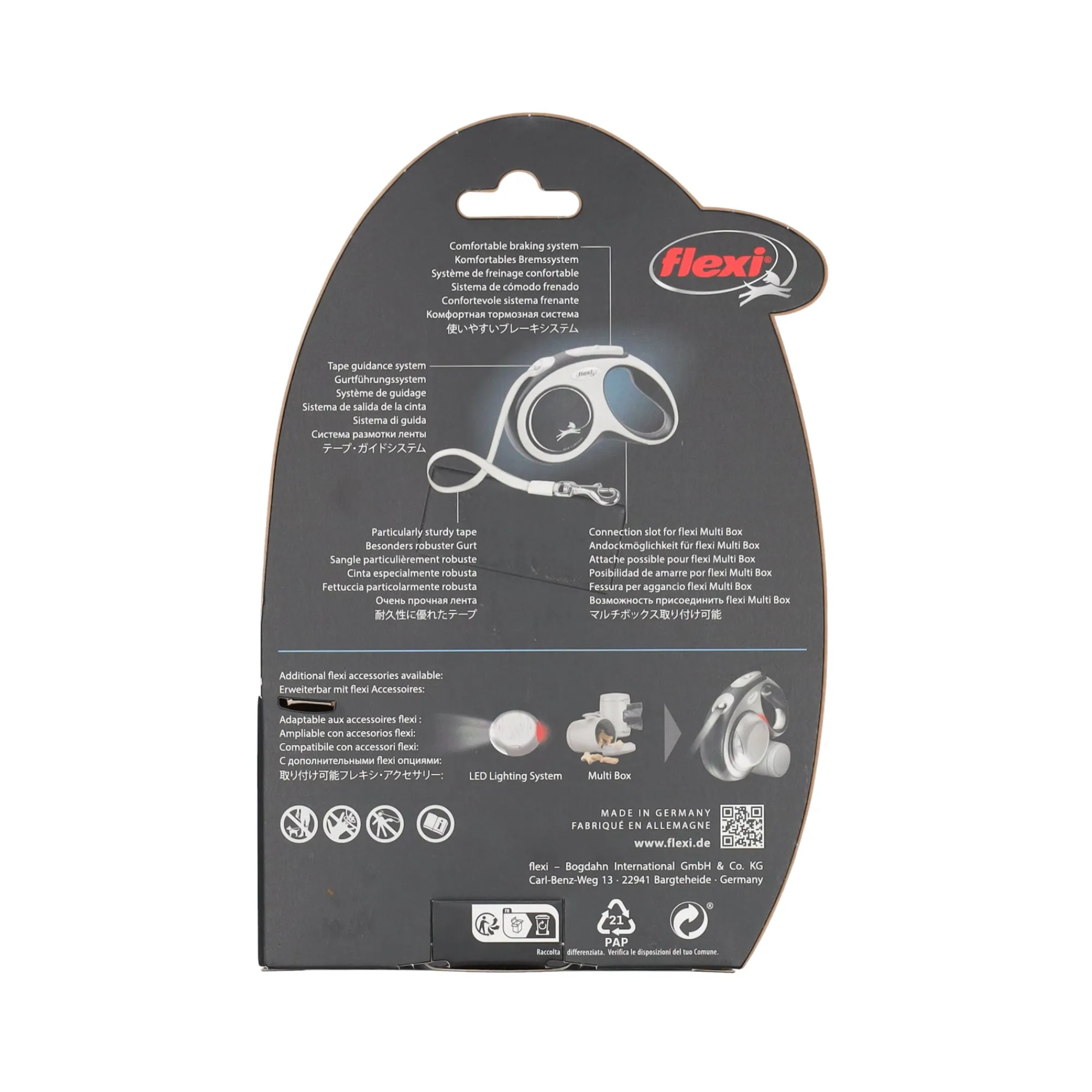 Flexi Hondenriem<Rollijn comfort tape S 5M rood