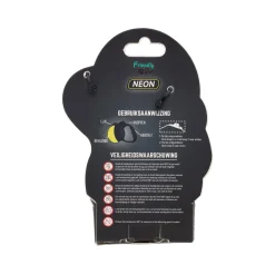 Friendly Pet Hondenriem<Rollijn tape XS 3M neon reflec