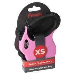 Friendly Pet Hondenriem<Rollijn tape XS 3M roze