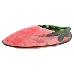 O'malley Koken & Tafelen|Woondecoratie<Schaal aardbei 23 x 31 cm