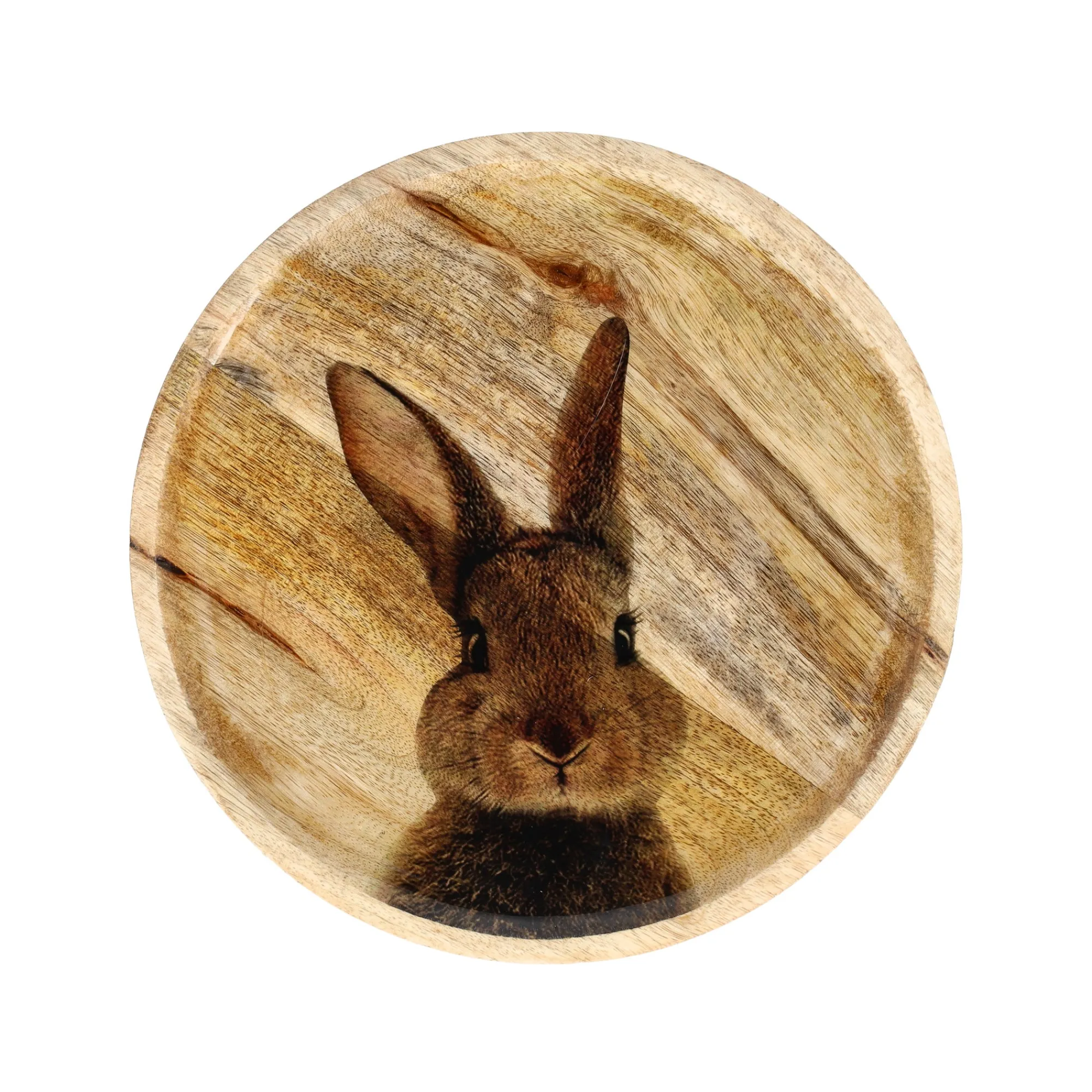 O'malley Pasen<Schaal hout konijn 25 cm