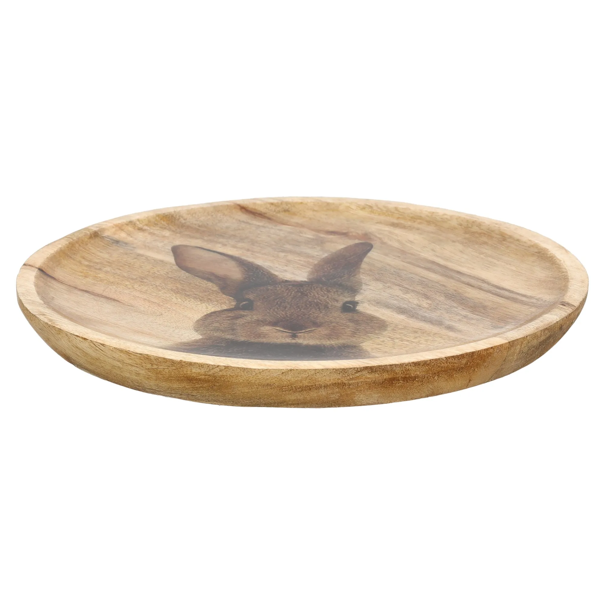 O'malley Pasen<Schaal hout konijn 25 cm